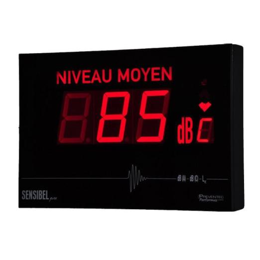 Indicateur de décibel numérique SENSIBEL PRO - PREVENTEC