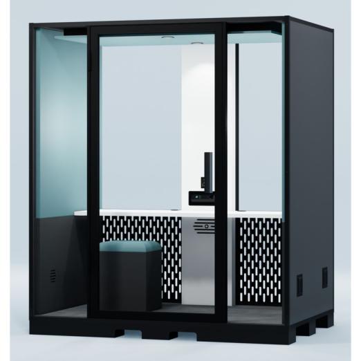 Cabine acoustique industrielle Chef d'atelier Blabla-Cube - BLABLA-CUBE