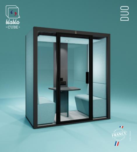 Cabine acoustique de réunion Blabla Duo - BLABLA CUBE