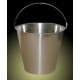 Seau inox gradué avec anse