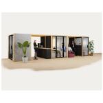 Cabine Open Space avec Pergola - BLABLA CUBE