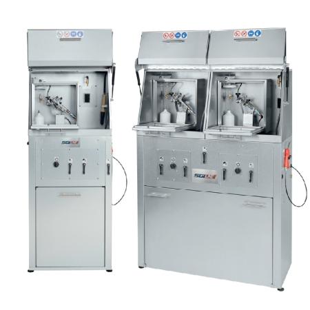 Nettoyeur de pistolet de pulvérisation automatique 1-2 cuves INOBOX INO2BOX