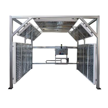 Arche de contrôle de surface et travaux de finition de peinture