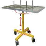 Support de pièce à peindre rotatif mobile - réglable en hauteur - SPRAY GUN IMPORT