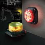 Balise lumineuse GL7 - feu flash multi états - homologuée route - PATLITE
