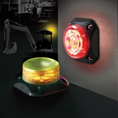 Balise lumineuse GL7 - feu flash multi états - homologuée route