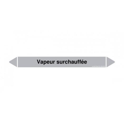 Marqueur de tuyauterie adhésif normalisé NF X 08-100 - NF X 08-105 - FACTOPSIS