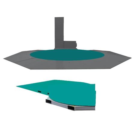 Vente Filmeuse de palette semi-automatique à plateau tournant Synthesi (GETRA)