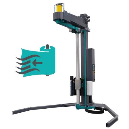 Filmeuse palette à bras tournant semi-automatique Lybra S