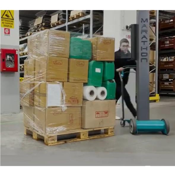 Devis Filmeuse de palette manuelle sur chariot mobile Marathon