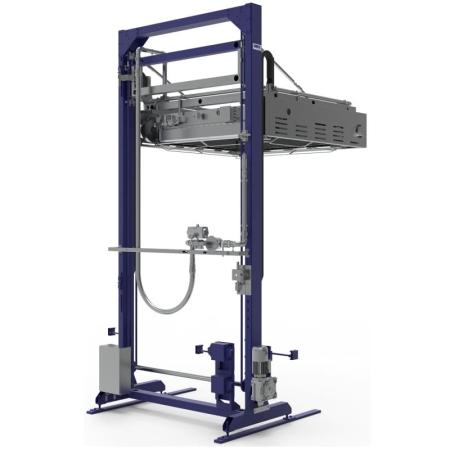 Achat Four de rétraction à gaz à cadre thermique mobile FT55
