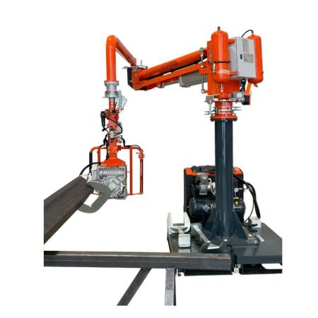 Bras zéro gravité mobile pour manipulation de billettes d'acier