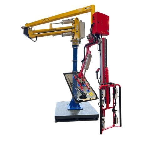 Bras de préhension par ventouses de vitrage pare-brise