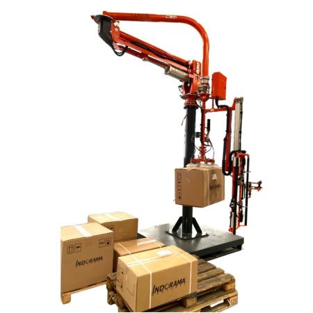 Bras d'assistance à la palettisation dépalettisation de cartons