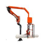 Bras manipulateur équilibré de rouleaux textiles à pince - ATIS Srl