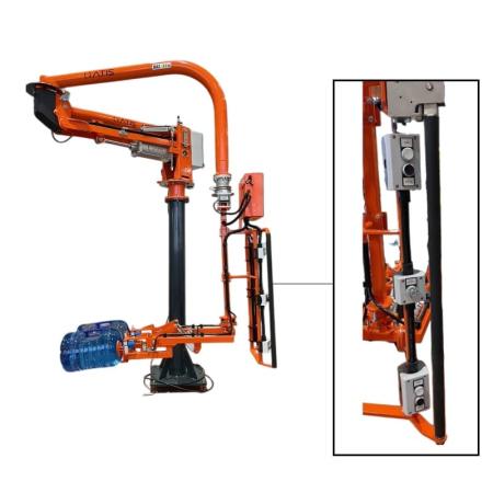 Manipulateur à poignée interactive pour préhension de bonbonnes