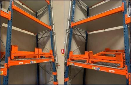 Inclineur de conteneur en rack LRE EVO - inclinaison hydraulique