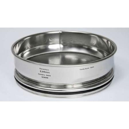 Tamis inox standard de détermination des impuretés Ø 200 mm