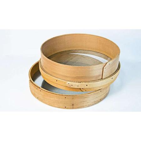 Tamis en bois à fond ramasseur Ø 300 mm