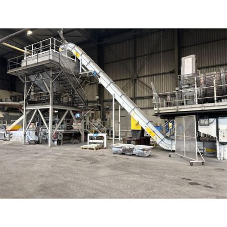 Convoyeur à copeaux pour recyclage de l'aluminium