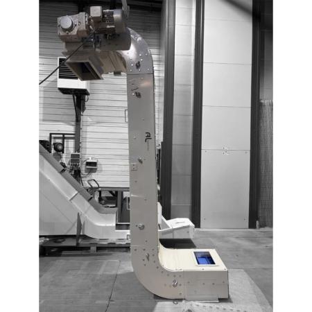 Vente Convoyeur élévateur en Z pour transport de pellets haute cadence (AL INDUSTRIE)