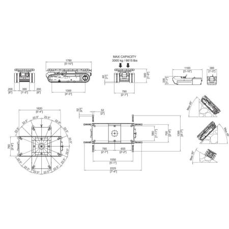 Fabricant Transporteur sur chenilles modulaire - MULTI-LOADER 3.0 FX