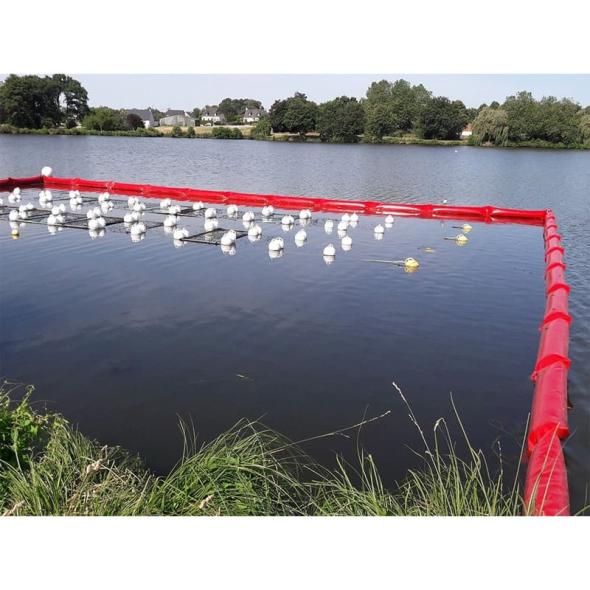 Comparateur Barrage flottant antipollution - polyester enduit PVC