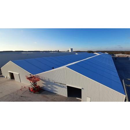 Bâtiment modulaire LAURALU métallo-textile