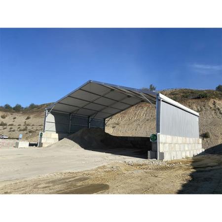 Auvent de stockage pour le vrac industriel LAURALU