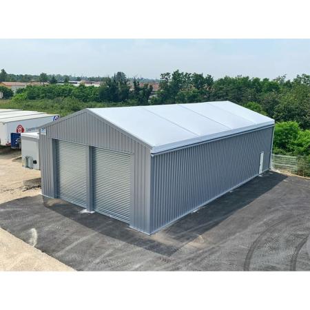 Abri de stockage démontable pour chantier de construction - BTP