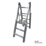 Echelle double transformable à plateforme et pieds réglables MEP - ABA ECHELLES