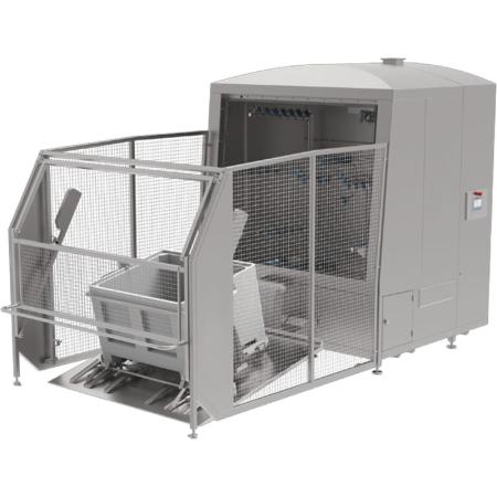 Laveuse de palbox et bac inox de 200L ou 300L