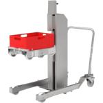 Lève caisses inox pneumatique mobile – 120 kg - SCHWEYER