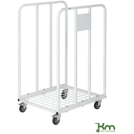 Chariot haut pour transport et rangement de cartons - 150 kg