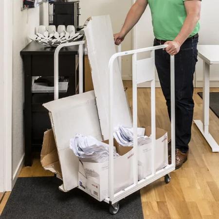 Devis Chariot haut pour transport et rangement de cartons - 150 kg
