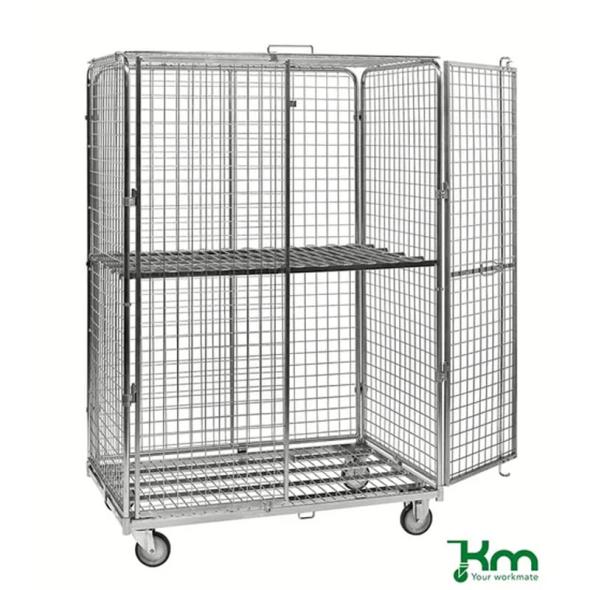 Roll conteneur sécurisé 4 côtés - longueur 1200 mm