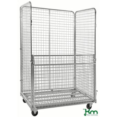 Roll conteneur 4 côtés - longueur 1200 mm - 400 kg