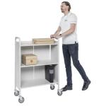 Chariot archives tubulaire 3 étagères - 150 kg - ACTIVERGO