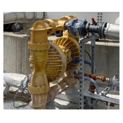 Pompe à membrane haut débit V2000 - eaux boues liquides - ETEMI