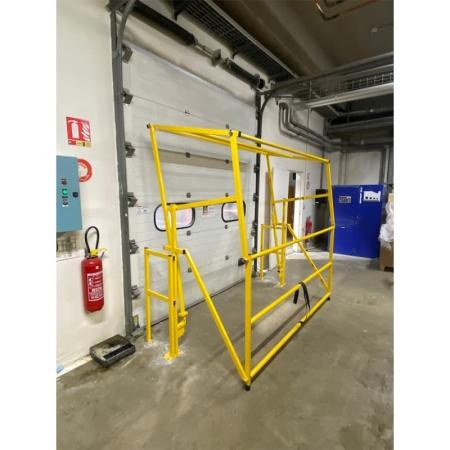 Barrière écluse basculante avec retrait - type X