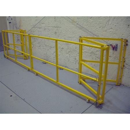 Garde-corps pliable manuellement