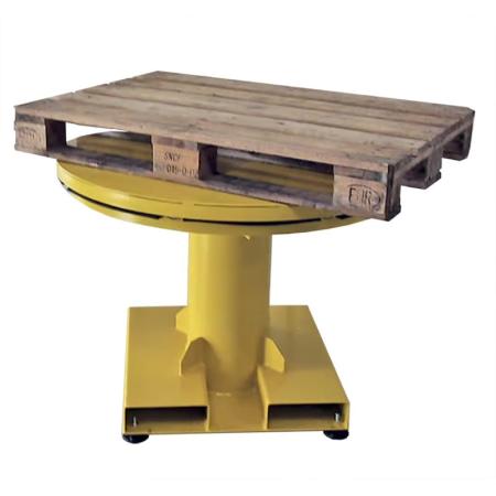 Plateau tournant 1 poste manuel ou motorisé - format palette