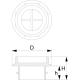 Achat Bouchon à clipser à tête cruciforme Plastique PCR