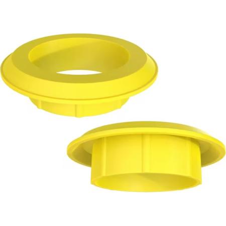 Bouchon de protection de roulement de charnière nervuré ouvert