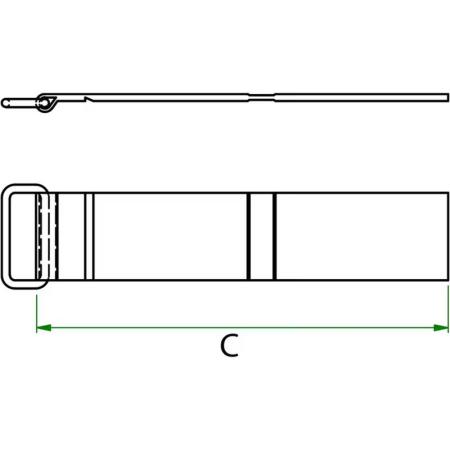 Achat Sangle de serrage pour flexible et tube