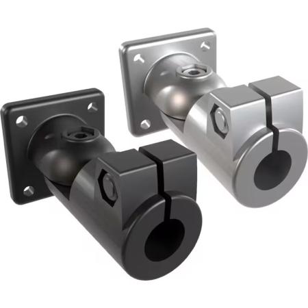 Noix de serrage de tubes ronds pivotante