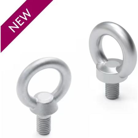Anneau de levage à tige filetée - mâle - à visser - acier - inox