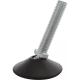 Pied niveleur polypropylène ajustable orientable