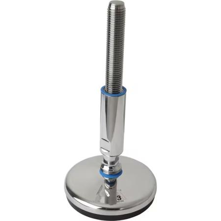 Pied réglable à base acier inox - hygiénique -agroalimentaire