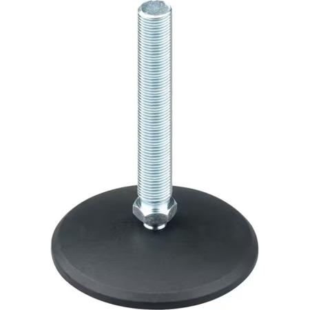 Pieds machine - goujon acier - base polyamide